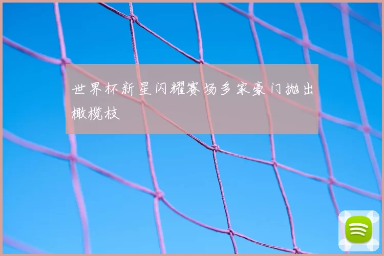 世界杯新星闪耀赛场多家豪门抛出橄榄枝